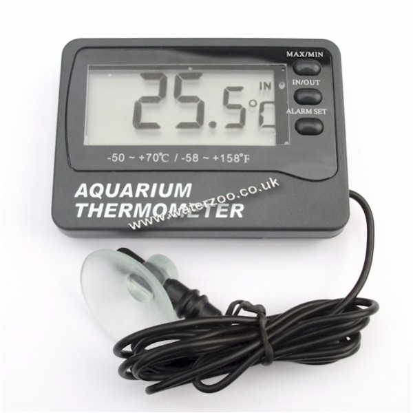 Digital Aquarium Thermometer With Alarm The WaterZoo Tropical fish